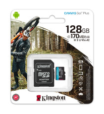 Micro SDXC 128GB SDCG3/128GB V30 Classe 10 UHS-I U3 A2 con adattatore - trasferimento contenuti Full HD & 4K UHD fino a 170MB/s Micro SDXC 128GB SDCG3/128GB V30 Classe 10 UHS-I U3 A2 con adattatore - trasferimento contenuti Full HD & 4K UHD fino a 170MB/s