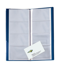 Portabiglietti Eco Visita 16 - 12,5 x 27,5 cm - 128 biglietti - blu - Sei Rota Portabiglietti Eco Visita 16 - 12,5 x 27,5 cm - 128 biglietti - blu - Sei Rota