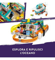 Lego Friends - Catamarano di salvataggio - Lego 41734 Barca Giocattolo con Figure di Animali e Sottomarino 717pz  Anni 7+ Lego Friends - Catamarano di salvataggio - Lego 41734 Barca Giocattolo con Figure di Animali e Sottomarino 717pz  Anni 7+