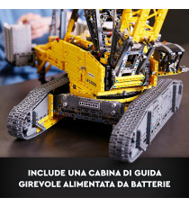 Lego Technic - Gru cingolata Liebherr LR 13000 - Lego 42146 - Veicolo da Cantiere Telecomandato con App Control 2883pz Anni 18+ Lego Technic - Gru cingolata Liebherr LR 13000 - Lego 42146 - Veicolo da Cantiere Telecomandato con App Control 2883pz Anni 18+