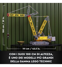 Lego Technic - Gru cingolata Liebherr LR 13000 - Lego 42146 - Veicolo da Cantiere Telecomandato con App Control 2883pz Anni 18+ Lego Technic - Gru cingolata Liebherr LR 13000 - Lego 42146 - Veicolo da Cantiere Telecomandato con App Control 2883pz Anni 18+
