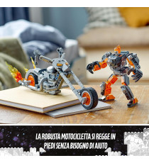 LEGO Marvel - Mech e Moto di Ghost Rider - LEGO 76245 con Action Figure Snodabile di Supereroe 264pz Anni 7+ LEGO Marvel - Mech e Moto di Ghost Rider - LEGO 76245 con Action Figure Snodabile di Supereroe 264pz Anni 7+
