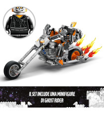 LEGO Marvel - Mech e Moto di Ghost Rider - LEGO 76245 con Action Figure Snodabile di Supereroe 264pz Anni 7+ LEGO Marvel - Mech e Moto di Ghost Rider - LEGO 76245 con Action Figure Snodabile di Supereroe 264pz Anni 7+