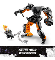 LEGO Marvel - Mech e Moto di Ghost Rider - LEGO 76245 con Action Figure Snodabile di Supereroe 264pz Anni 7+ LEGO Marvel - Mech e Moto di Ghost Rider - LEGO 76245 con Action Figure Snodabile di Supereroe 264pz Anni 7+