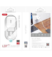 Caricabatterie da Parete XO L37 USB 5V 2.1A 10,5W con Cavo USB MicroUSB Incluso Alimentatore Universale Bianco per Smartphone
