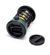 Lanterna da campeggio 311179 lampada dimmerabile con manopola a batterie 3AA,luce calda,250 lumen misura D100xH180mm Lanterna da campeggio 311179 lampada dimmerabile con manopola a batterie 3AA,luce calda,250 lumen misura D100xH180mm