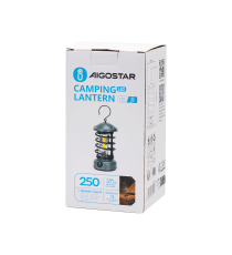 Lanterna da campeggio 311179 lampada dimmerabile con manopola a batterie 3AA,luce calda,250 lumen misura D100xH180mm Lanterna da campeggio 311179 lampada dimmerabile con manopola a batterie 3AA,luce calda,250 lumen misura D100xH180mm