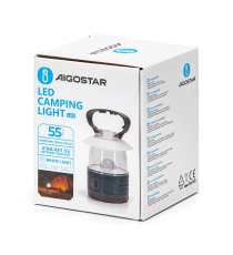 Lanterna da campeggio 311728 lampada a batterie 4AA,luce fredda,55 lumen misura D107xH170mm Lanterna da campeggio 311728 lampada a batterie 4AA,luce fredda,55 lumen misura D107xH170mm