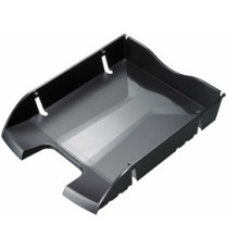 Vaschetta portacorrispondenza - 35,5 x 27,5 x 6,6 cm - plastica riciclata - nero - Helit Vaschetta portacorrispondenza - 35,5 x 27,5 x 6,6 cm - plastica riciclata - nero - Helit