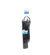 Multipresa ciabatta elettrica 5 prese nera con interruttore cavo 3 metri Spina 16A 250V 2P+E Presa 16A 250V 5 WAY P40 Aigostar Multipresa ciabatta elettrica 5 prese nera con interruttore cavo 3 metri Spina 16A 250V 2P+E Presa 16A 250V 5 WAY P40 Aigostar