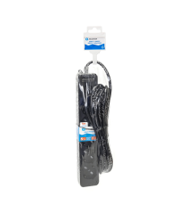 Multipresa ciabatta elettrica 5 prese nera con interruttore cavo 5 metri Spina 16A 250V 2P+E Presa 16A 250V 5 WAY P40 Aigostar Multipresa ciabatta elettrica 5 prese nera con interruttore cavo 5 metri Spina 16A 250V 2P+E Presa 16A 250V 5 WAY P40 Aigostar