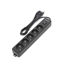 Multipresa ciabatta elettrica 5 prese nera con interruttore cavo 1,5 metri Spina 16A 250V 2P+E Presa 16A 250V 5 WAY P40 Aigostar Multipresa ciabatta elettrica 5 prese nera con interruttore cavo 1,5 metri Spina 16A 250V 2P+E Presa 16A 250V 5 WAY P40 Aigostar