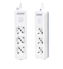 Multipresa ciabatta elettrica 3 prese bianco-grigio con interruttore cavo 1,5 metri Spina 16A 250V 2P+E Presa 16A 250V 3 WAY P40 Multipresa ciabatta elettrica 3 prese bianco-grigio con interruttore cavo 1,5 metri Spina 16A 250V 2P+E Presa 16A 250V 3 WAY P40