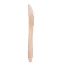 Coltello monouso in legno - 16,5 cm - Signor Bio - conf. 100 pezzi Coltello monouso in legno - 16,5 cm - Signor Bio - conf. 100 pezzi