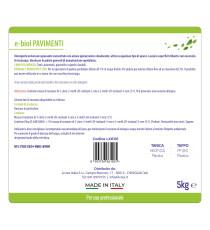 Detergente pavimenti Ebiol - tanica 5 kg - agrumi - Livrex Detergente pavimenti Ebiol - tanica 5 kg - agrumi - Livrex
