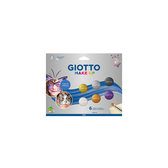 Ombretti Make Up - 5 ml - colori metal - Giotto - conf. 6 pezzi