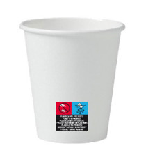 Bicchieri in carta - 250 ml - con marcatura S.U.P - Dopla - conf. 50 pezzi Bicchieri in carta - 250 ml - con marcatura S.U.P - Dopla - conf. 50 pezzi