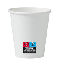 Bicchieri in carta - 250 ml - con marcatura S.U.P - Dopla - conf. 50 pezzi Bicchieri in carta - 250 ml - con marcatura S.U.P - Dopla - conf. 50 pezzi