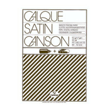 Blocco carta lucida satinata per disegno manuale - A3 - 50 fogli - 90gr - Canson
