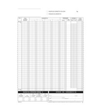 Blocco registro corrispettivi - 12/12 copie autoric. - 29,7 x 21,5 cm - DU168512C00 - Data Ufficio