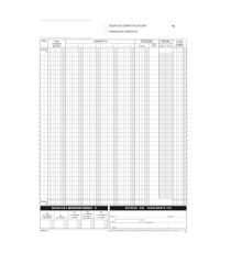 Blocco registro corrispettivi - 12/12 copie autoric. - 29,7 x 21,5 cm - DU168512C00 - Data Ufficio