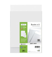 Buste a sacco Soft - PPL - 18 x 24 cm - liscio - trasparente - Sei Rota - conf. 25 pezzi Buste a sacco Soft - PPL - 18 x 24 cm - liscio - trasparente - Sei Rota - conf. 25 pezzi