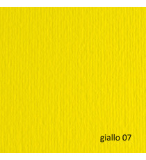 Cartoncino Elle Erre - 50 x 70 cm - 220 gr - giallo 107 - Fabriano - blister 20 fogli