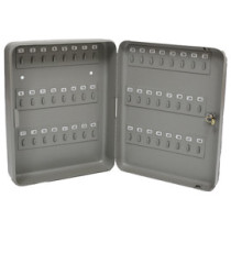 Cassetta portachiavi da muro - 30x24x7 cm - 48 posti - grigio antracite - Metalplus