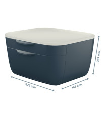 Cassettiera Cosy - 2 scomparti - grigio - Leitz Cassettiera Cosy - 2 scomparti - grigio - Leitz