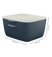 Cassettiera Cosy - 2 scomparti - grigio - Leitz Cassettiera Cosy - 2 scomparti - grigio - Leitz