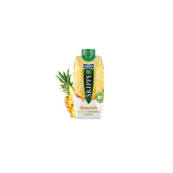 Succo Skipper - gusto ananas - Zuegg - brick 330 ml