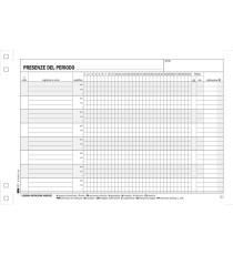 Blocco presenze - 15 x 23cm - 50/50 fogli autoricalcanti - Edipro Blocco presenze - 15 x 23cm - 50/50 fogli autoricalcanti - Edipro