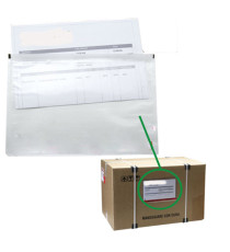 Busta adesiva portadocumenti - senza stampa - 17,5 x 13 cm - PPL - trasparente - Starline - conf. 100 pezzi