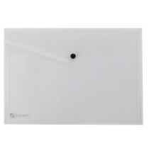 Busta con bottone Pull - 21x29,7 cm - trasparente - King Mec Busta con bottone Pull - 21x29,7 cm - trasparente - King Mec