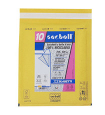 Busta imbottita Sacboll - E (24 x 32 cm) - carta - avana - Blasetti - conf. 10 pezzi Busta imbottita Sacboll - E (24 x 32 cm) - carta - avana - Blasetti - conf. 10 pezzi