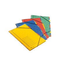 Classificatore numerico 1/7 - 7 scomparti - con elastici - 24x34 cm - colori assortiti - Fraschini