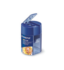 Temperamatite Noris - con contenitore - 2 fori - 8,2 - 10,2 mm - Staedtler Temperamatite Noris - con contenitore - 2 fori - 8,2 - 10,2 mm - Staedtler