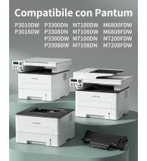 Pantum TL-410 BK nero toner originale per Pantum P3010D,P3300DN,M6700D,M7100DN,M6800FDW,M7200FD TL410 capacità 1.500 pagine Pantum TL-410 BK nero toner originale per Pantum P3010D,P3300DN,M6700D,M7100DN,M6800FDW,M7200FD TL410 capacità 1.500 pagine