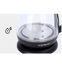 BOLLITORE ELETTRICO IN VETRO NERO - 2200W  - CAPACITA' 1,7 LITRI - SPEGNIMENTO AUTOMATICO A BOLLITURA BOLLITORE ELETTRICO IN VETRO NERO - 2200W  - CAPACITA' 1,7 LITRI - SPEGNIMENTO AUTOMATICO A BOLLITURA