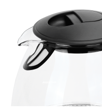 Bollitore elettrico in vetro nero capacità 1 litro 2200W - spegnimento automatico a bollitura,con luce blu integrata,AIGOSTAR Bollitore elettrico in vetro nero capacità 1 litro 2200W - spegnimento automatico a bollitura,con luce blu integrata,AIGOSTAR