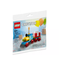 Lego Creator - Treno del compleanno - Lego 30642 -RARO- Polybag Creator Birthday Train Set 58pz Anni 6+ Lego Creator - Treno del compleanno - Lego 30642 -RARO- Polybag Creator Birthday Train Set 58pz Anni 6+