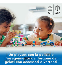 Lego City - Il furgone dei gelati e l’inseguimento della polizia - Lego 60314 -RARO-  317pz Anni 5+ Lego City - Il furgone dei gelati e l’inseguimento della polizia - Lego 60314 -RARO-  317pz Anni 5+