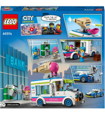 Lego City - Il furgone dei gelati e l’inseguimento della polizia - Lego 60314 -RARO-  317pz Anni 5+ Lego City - Il furgone dei gelati e l’inseguimento della polizia - Lego 60314 -RARO-  317pz Anni 5+