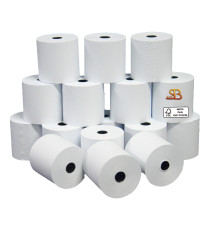 Rotolo per calcolatrici - 57 mm x 28 m - diametro esterno 58 mm - anima 12 mm - 55 gr - carta neutra - Sabacart - bliste Rotolo per calcolatrici - 57 mm x 28 m - diametro esterno 58 mm - anima 12 mm - 55 gr - carta neutra - Sabacart - bliste