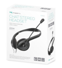 Cuffia chat stereo con microfono Omega Fiesta FIS1020 con USB - con microfono regolabile - cavo 1,5mt - attacco USB-A Cuffia chat stereo con microfono Omega Fiesta FIS1020 con USB - con microfono regolabile - cavo 1,5mt - attacco USB-A