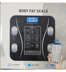 Bilancia smart B2017 black,Body fat scale,connessione Bluetooth, in ABS + Tempered Glass, 8 funzioni + temperatura esterna Bilancia smart B2017 black,Body fat scale,connessione Bluetooth, in ABS + Tempered Glass, 8 funzioni + temperatura esterna