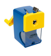 Temperamatite a manovella con contenitore - 1 foro - Lyra