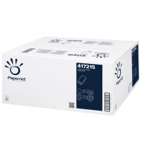 Asciugamani piegati a V - 2 veli - 18 gr - goffratura a onda - 24 x 21 cm - bianco - Papernet - conf. 150 pezzi Asciugamani piegati a V - 2 veli - 18 gr - goffratura a onda - 24 x 21 cm - bianco - Papernet - conf. 150 pezzi