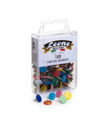 Puntine Leone Color - colori assortiti - Leone - conf. 100 pezzi