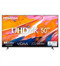 Smart TV Hisense Led UHD 4K 50" 50A69K Black 3840x2160 DVB-T2 HEVC Main10 HDR10 + Decoding Smart TV Hisense Led UHD 4K 50" 50A69K Black 3840x2160 DVB-T2 HEVC Main10 HDR10 + Decoding